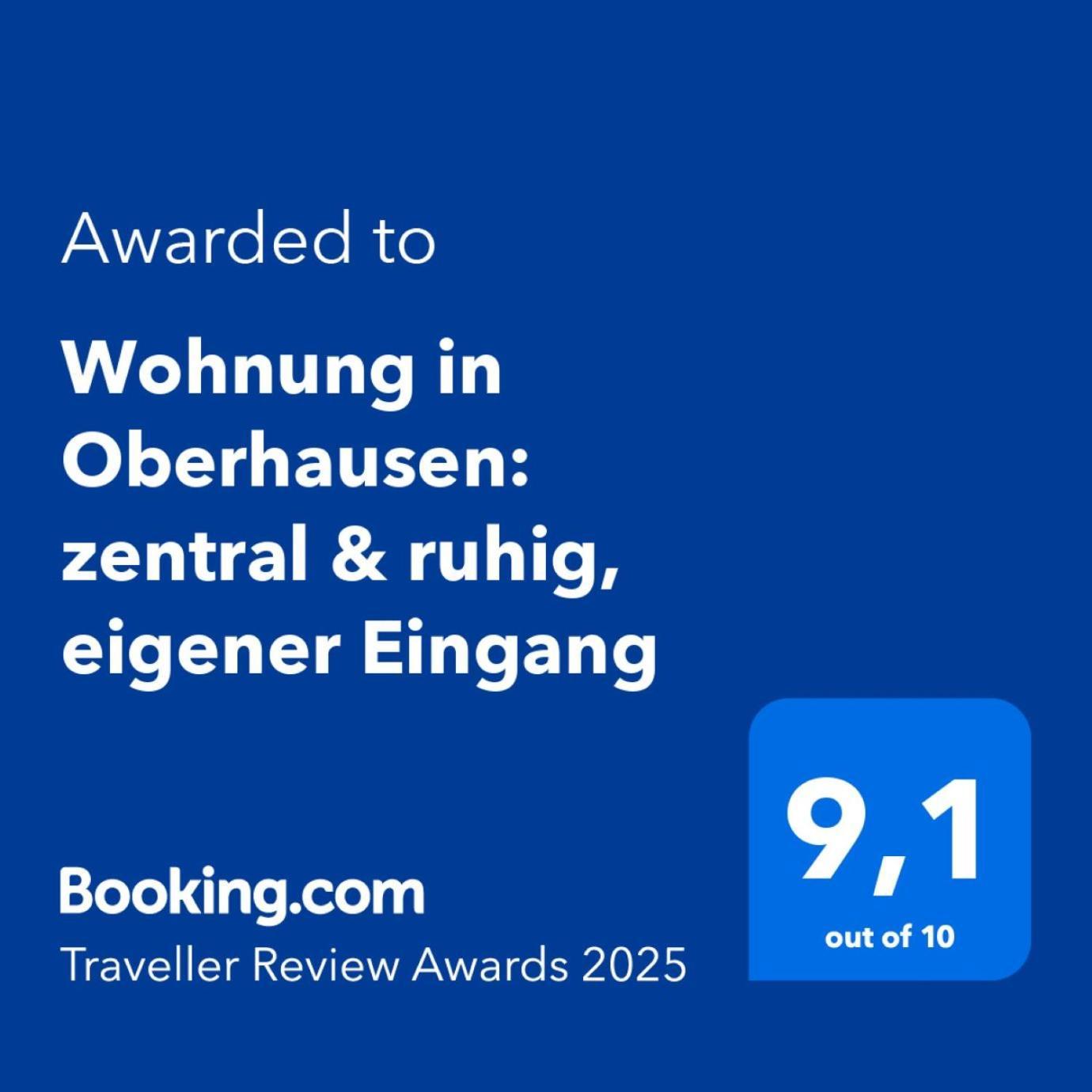 Wohnung In Oberhausen: Zentral & Ruhig, Eigener Eingang Oberhausen  Exteriör bild